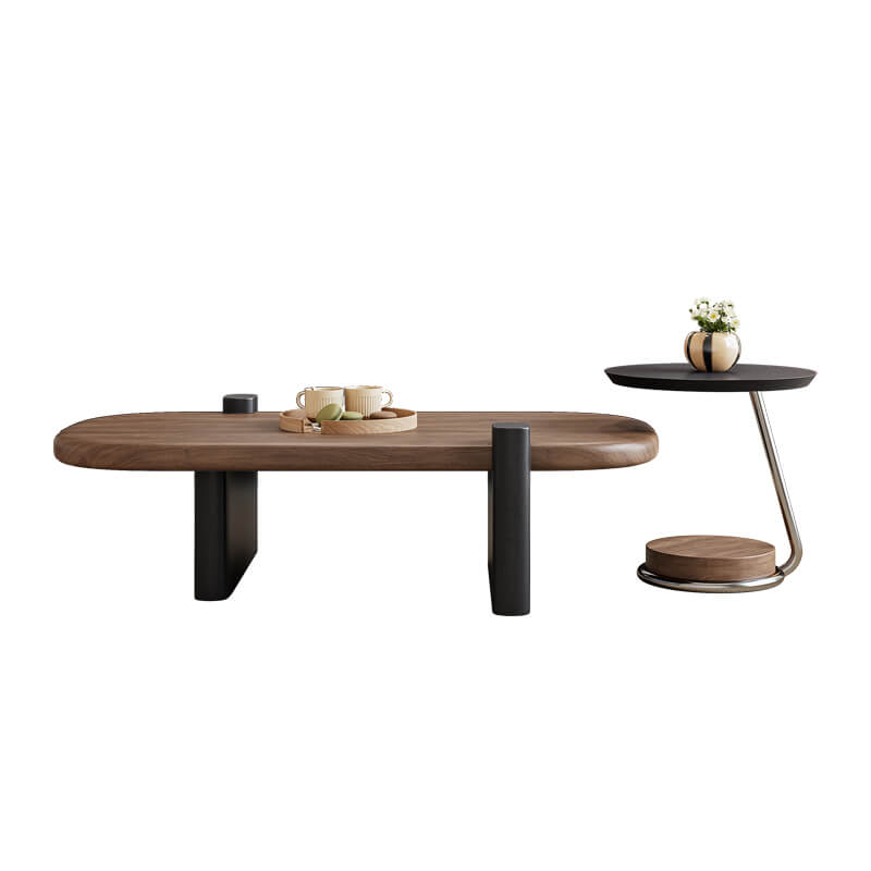 Chic Nordic Style Coffee and Side Table Set for Cozy Spaces