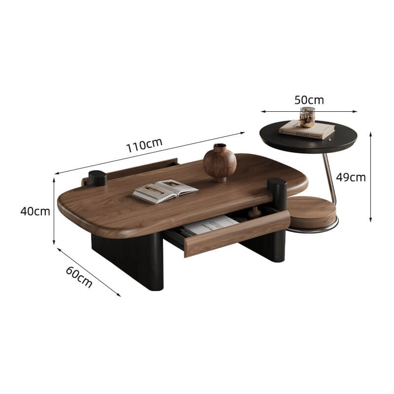 Chic Nordic Style Coffee and Side Table Set for Cozy Spaces