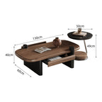 Chic Nordic Style Coffee and Side Table Set for Cozy Spaces