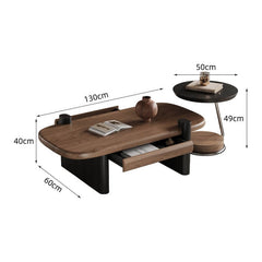 Chic Nordic Style Coffee and Side Table Set for Cozy Spaces