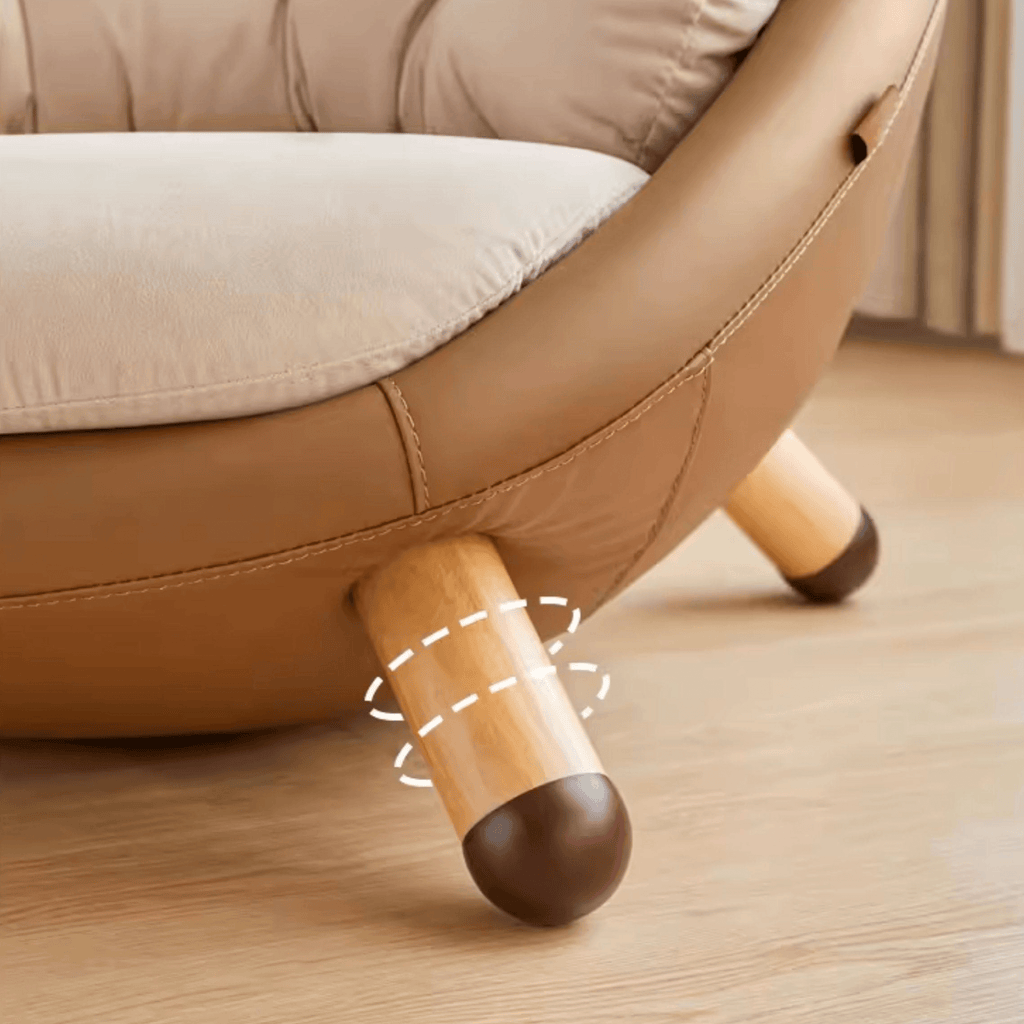 Children's Sofa Chair With Soft Velvet And Deer Design