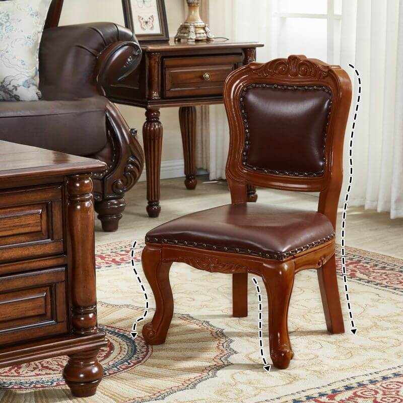 Classic Upholstered Toddler Chair with Cabriole Legs and Nailhead Trim