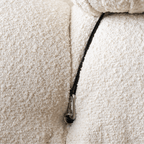 Cloud-Inspired Modular Boucle Sectional Sofa with Tufted Soft-Puff Design