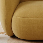 Cloud Silhouette Kids Accent Chair With Plush Curves for Reading Corners