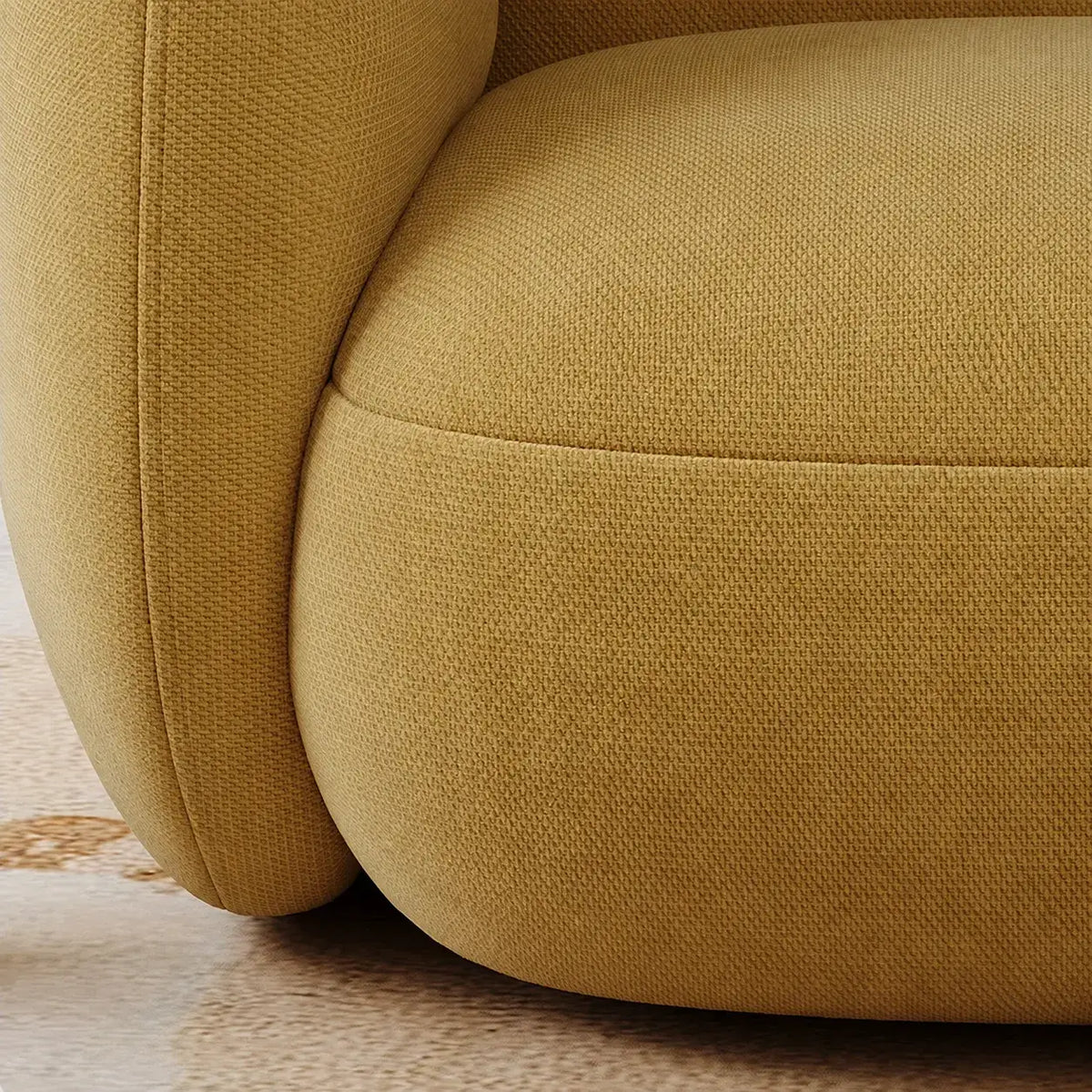 Cloud Silhouette Kids Accent Chair With Plush Curves for Reading Corners