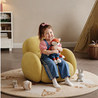 Cloud Silhouette Kids Accent Chair With Plush Curves for Reading Corners Main Product Image