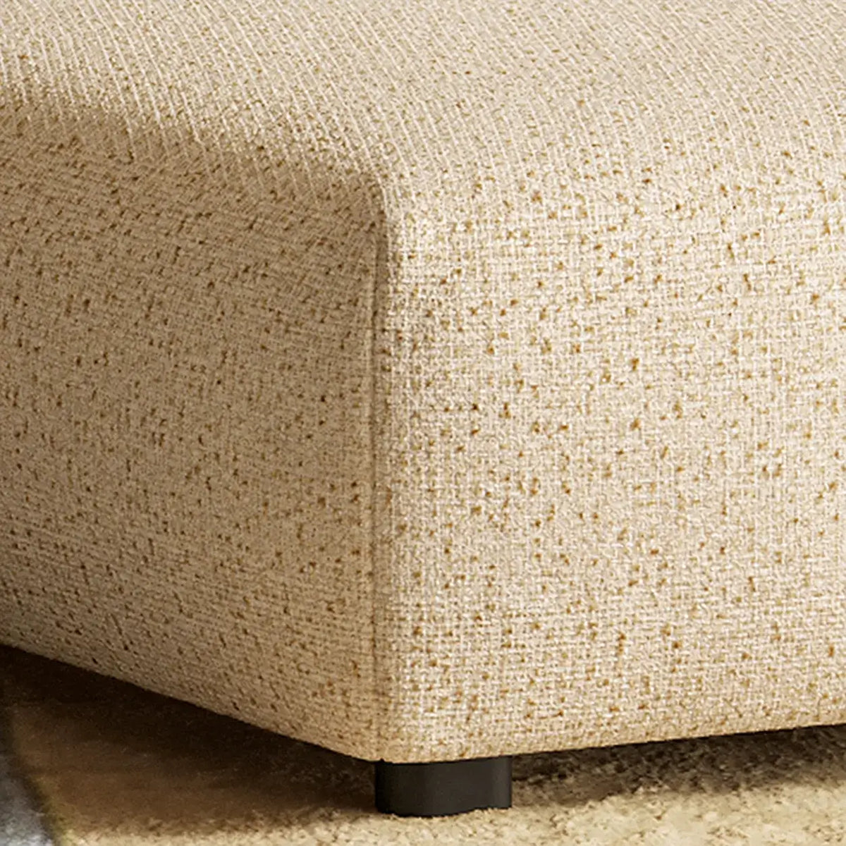 Cloudlike Modular Sofa with Textured Upholstery and Lounge-Ready Low Profile