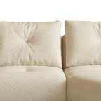 Cloudlike Modular Sofa with Textured Upholstery and Lounge-Ready Low Profile