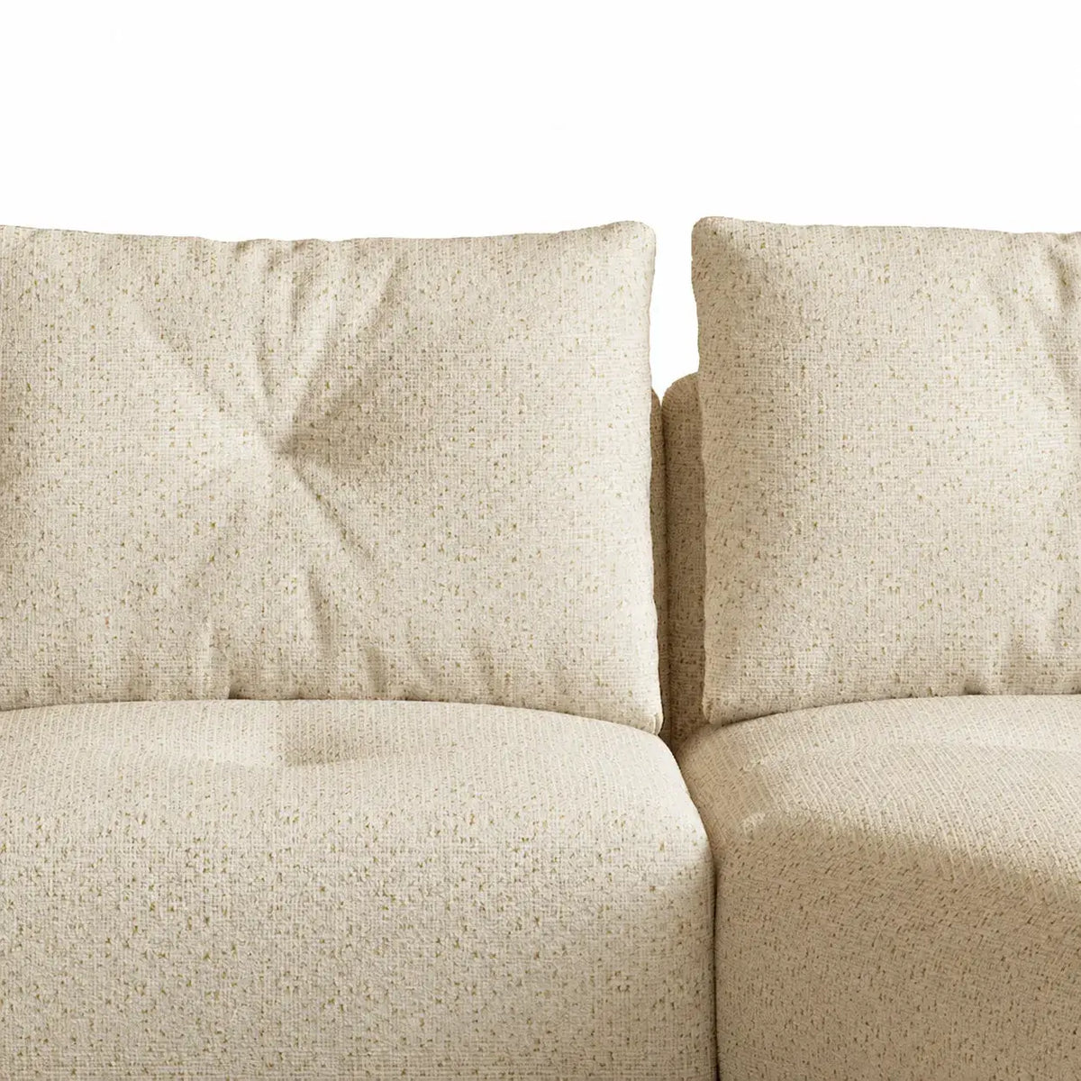 Cloudlike Modular Sofa with Textured Upholstery and Lounge-Ready Low Profile