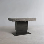 Coco Slim Coffee Table, Extendable Wabi-Sabi Wood Design for Small Living Rooms
