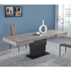 Coco Slim Coffee Table, Extendable Wabi-Sabi Wood Design for Small Living Rooms