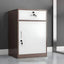 Color-Block Metal File Cabinet With Locking Drawer and Door