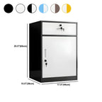 Color-Block Metal File Cabinet With Locking Drawer and Door Dimensions