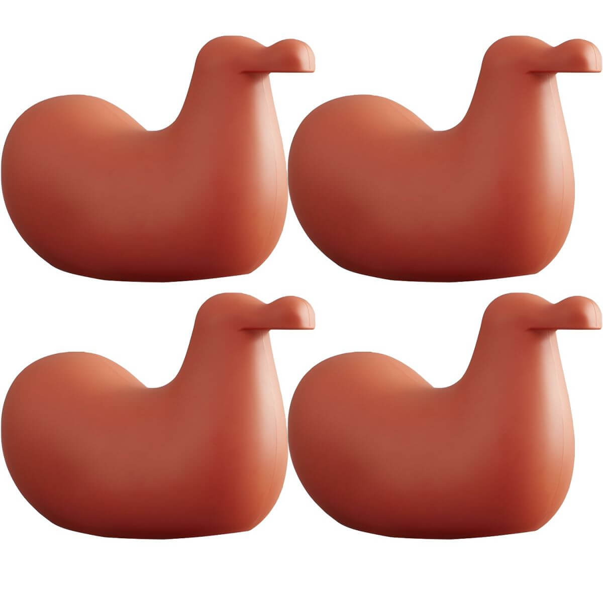 Colorful Animal-Themed Plastic Chair for Kids' Playroom