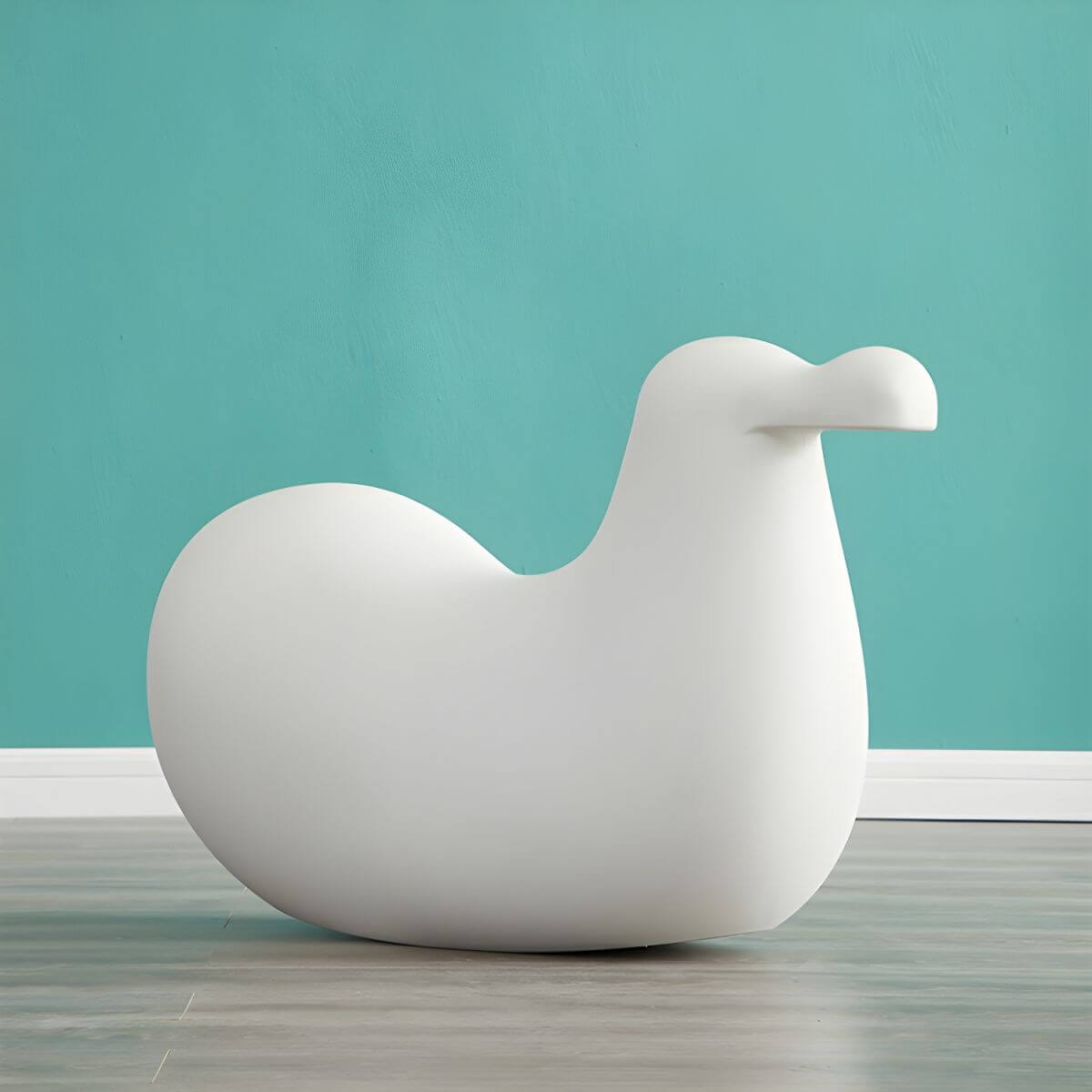 Colorful Animal-Themed Plastic Chair for Kids' Playroom