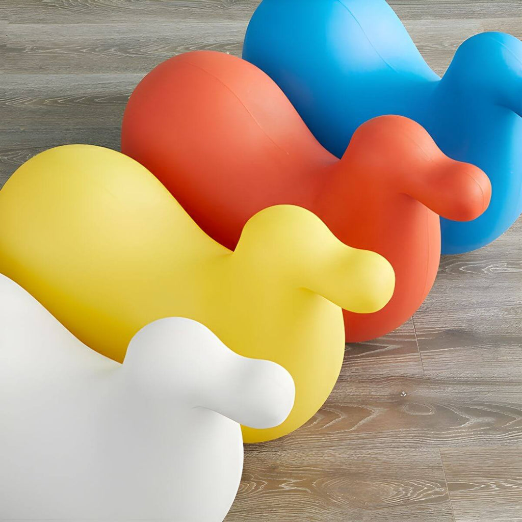 Colorful Animal-Themed Plastic Chair for Kids' Playroom