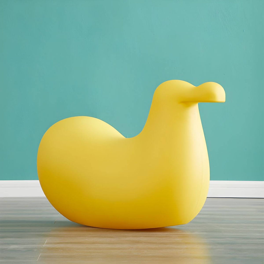 Colorful Animal-Themed Plastic Chair for Kids' Playroom