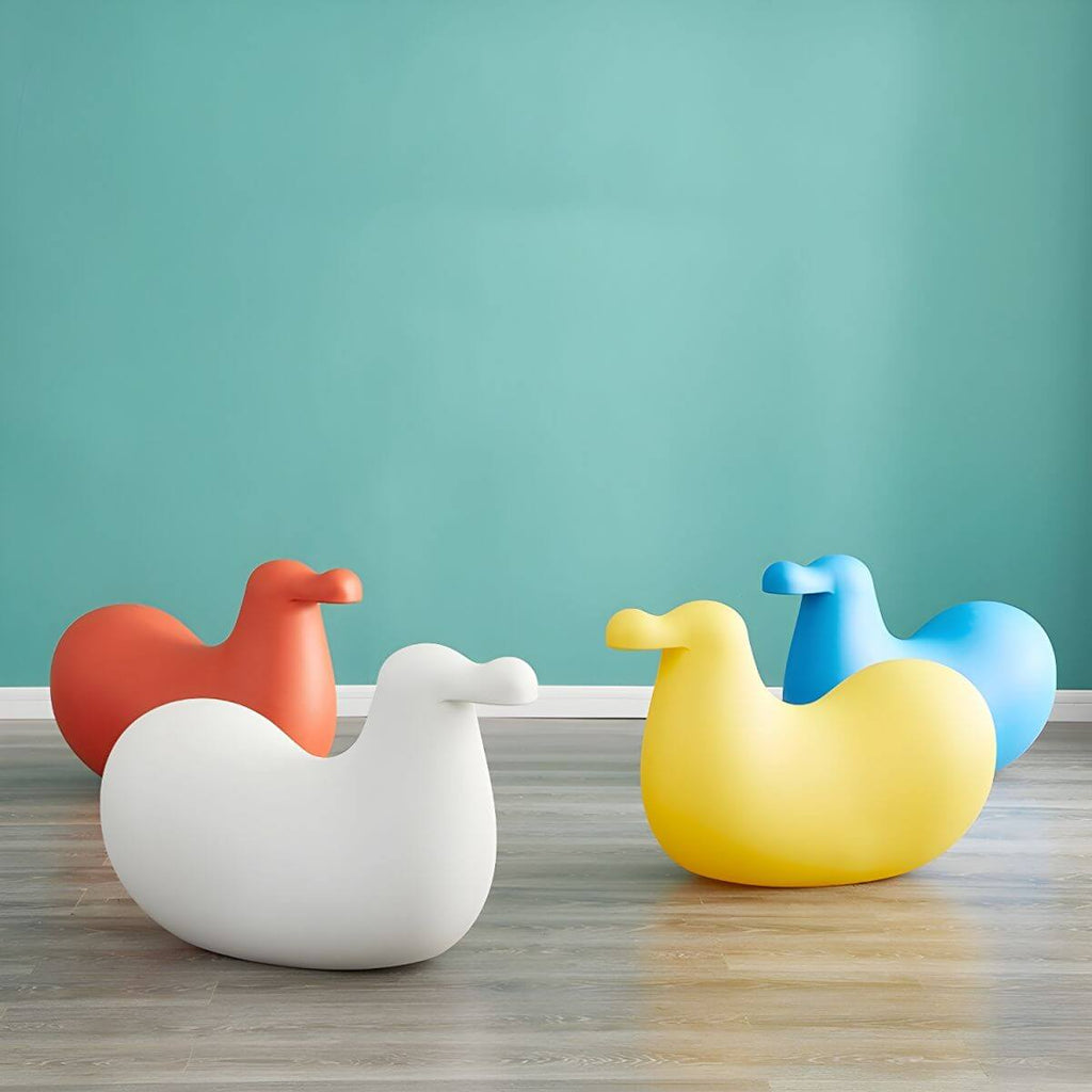 Colorful Animal-Themed Plastic Chair for Kids' Playroom