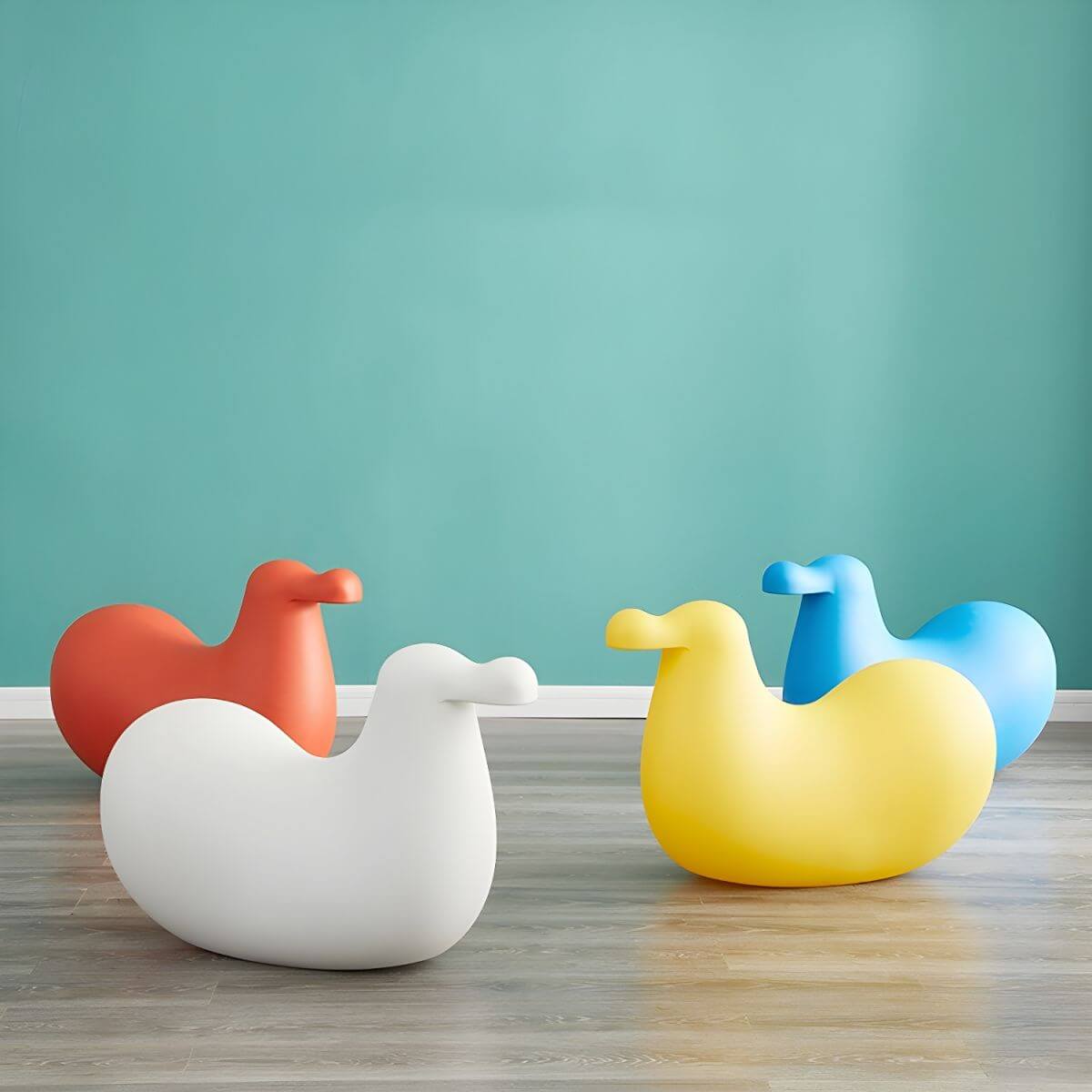 Colorful Animal-Themed Plastic Chair for Kids' Playroom