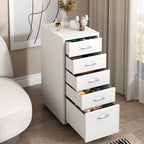 Colorful Locking Metal Filing Cabinets With Casters and Drawers