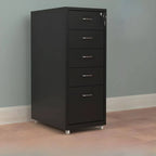 Colorful Locking Metal Filing Cabinets With Casters and Drawers