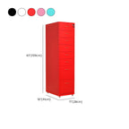 Colorful Locking Metal Filing Cabinets With Casters and Drawers Dimensions