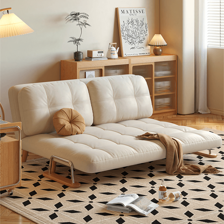 Comfortable Dual-Function Sofa Bed with Cat-Resistant Fabric