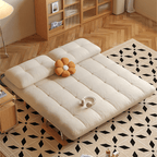 Comfortable Dual-Function Sofa Bed with Cat-Resistant Fabric