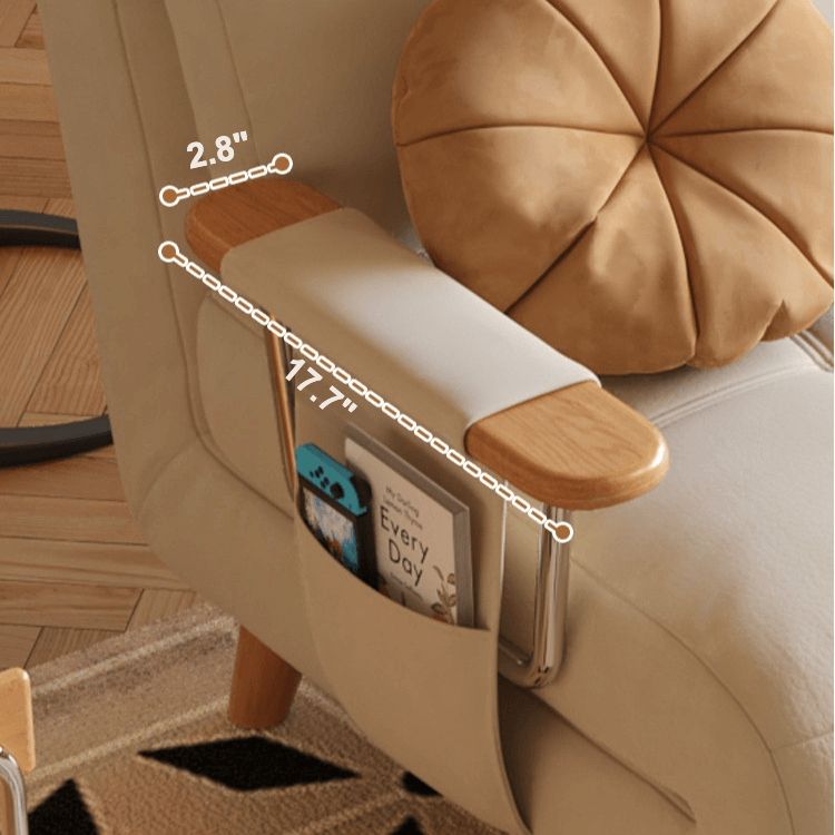 Comfortable Dual-Function Sofa Bed with Cat-Resistant Fabric