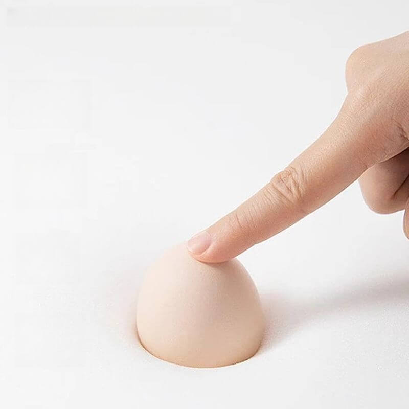 Compact Backless Bedroom Bench with Plush Sherpa Padding and Natural Wood Base