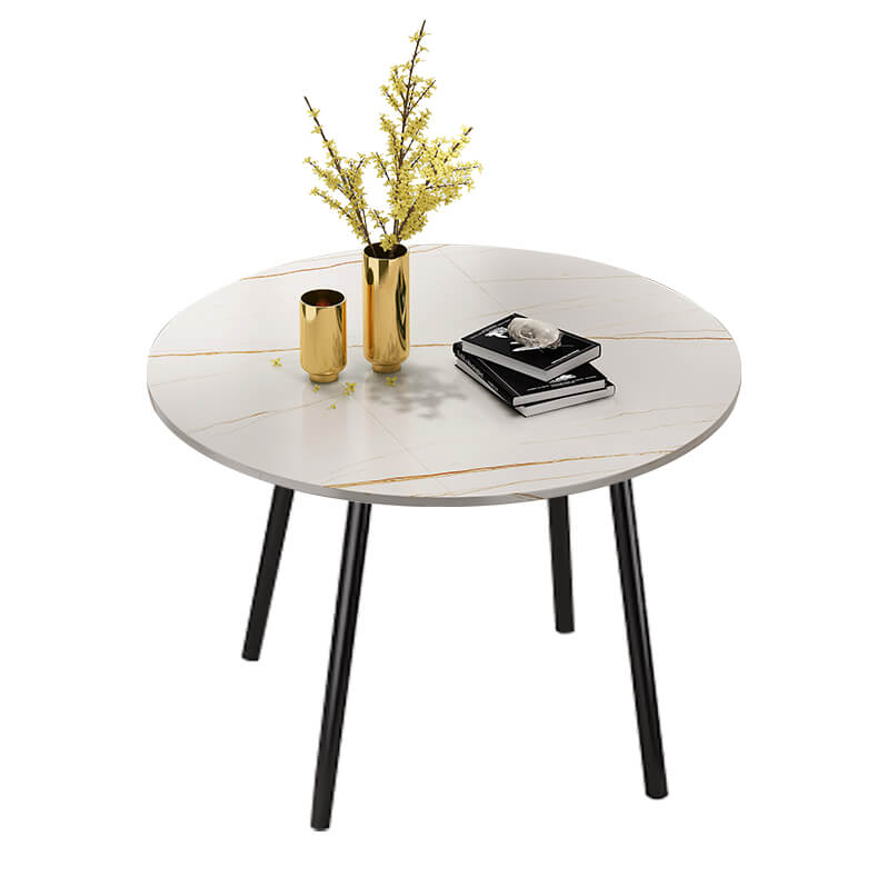 Compact Luxury Dining Set with Sintered Stone Top