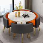 Compact Luxury Dining Set with Sintered Stone Top