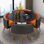 Compact Luxury Dining Set with Sintered Stone Top