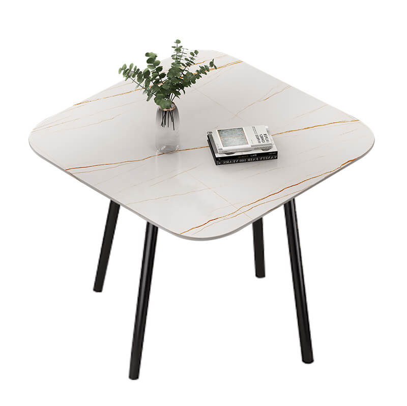 Compact Luxury Dining Set with Sintered Stone Top