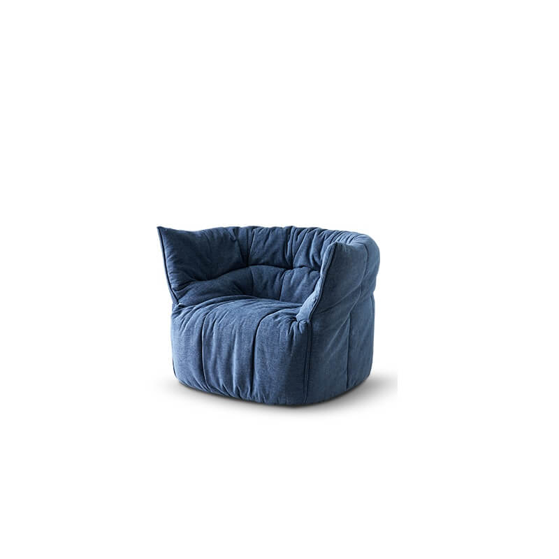 Contemporary Fabric Accent Chair with High Resilience Foam