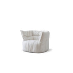 Contemporary Fabric Accent Chair with High Resilience Foam
