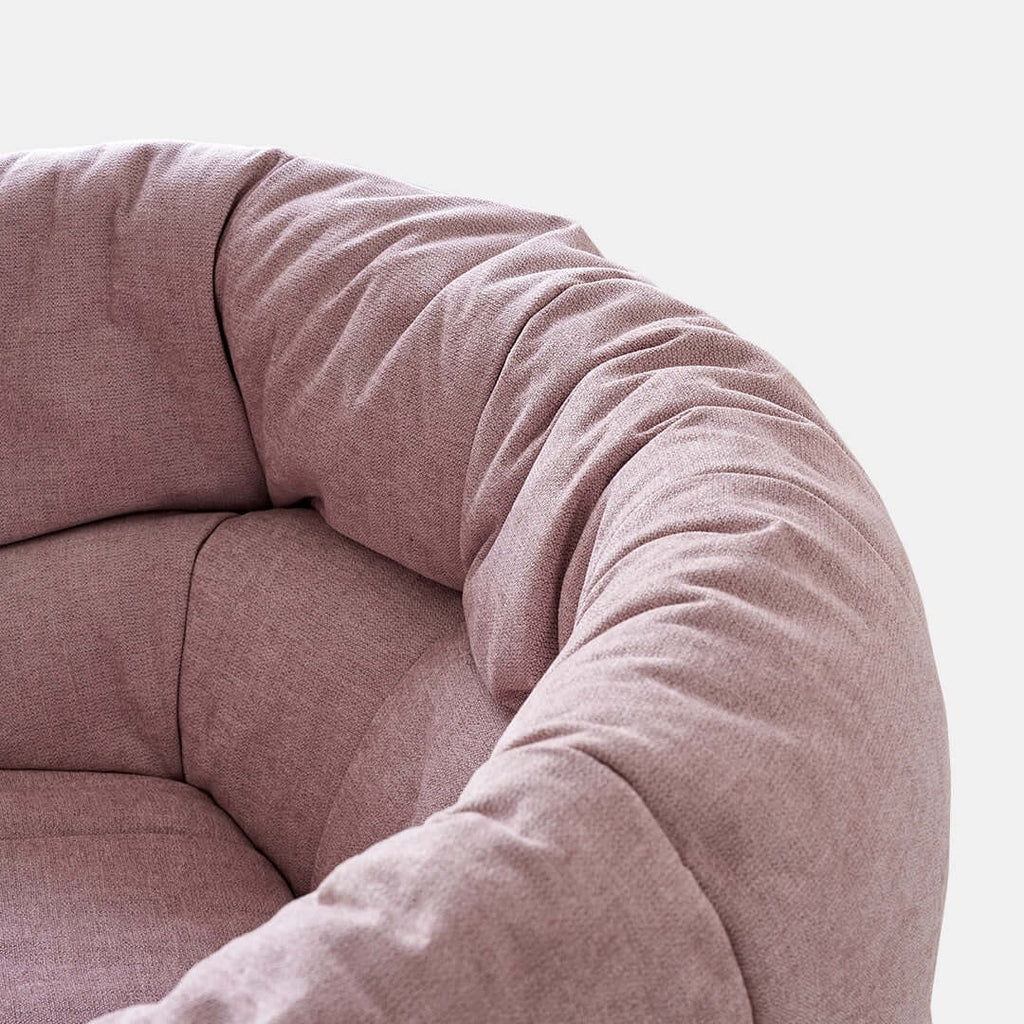 Contemporary Fabric Accent Chair with High Resilience Foam