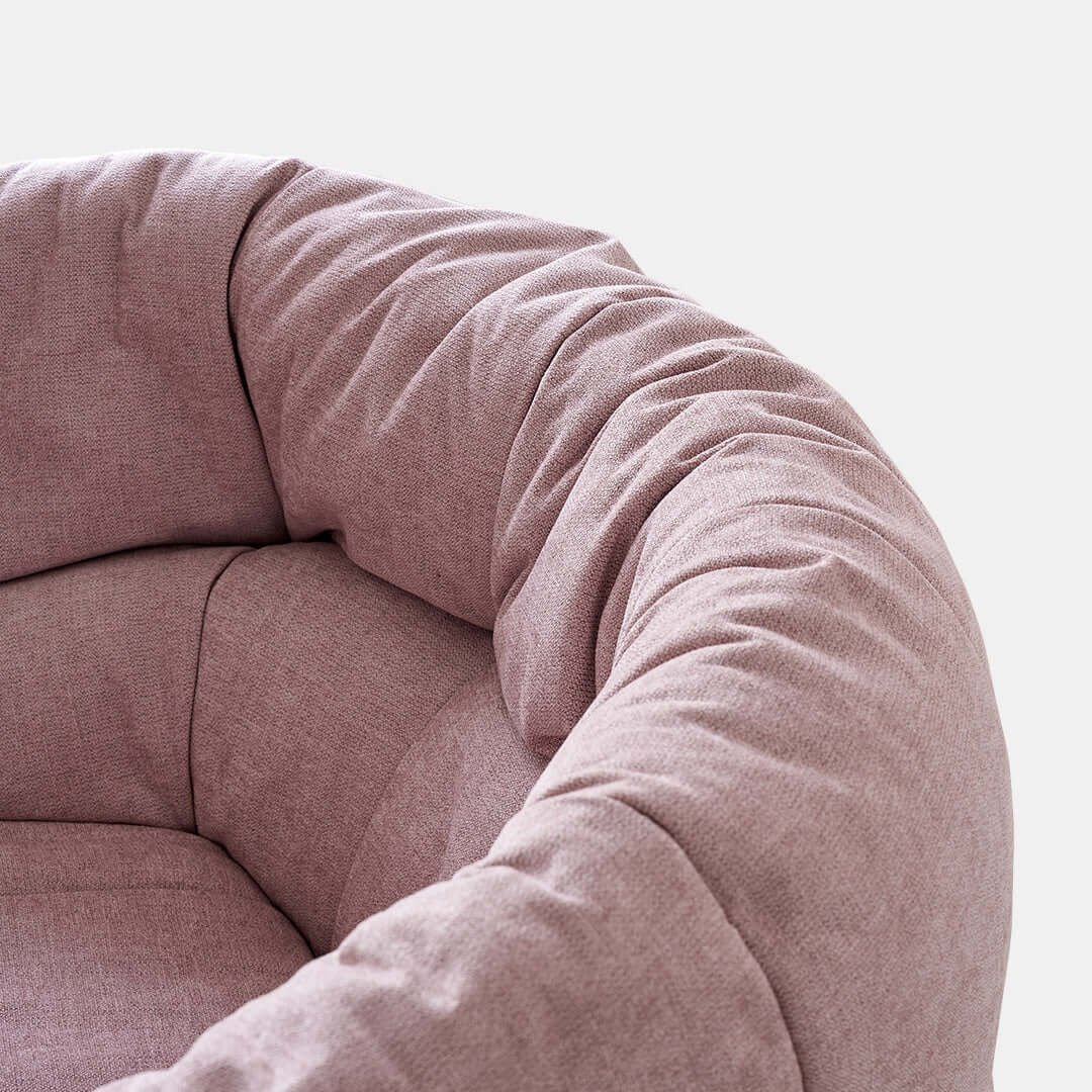 Contemporary Fabric Accent Chair with High Resilience Foam