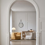 Contemporary Fabric Accent Chair with High Resilience Foam