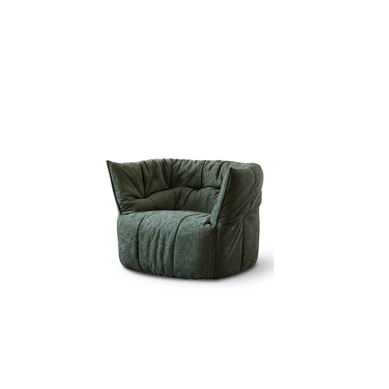 Contemporary Fabric Accent Chair with High Resilience Foam
