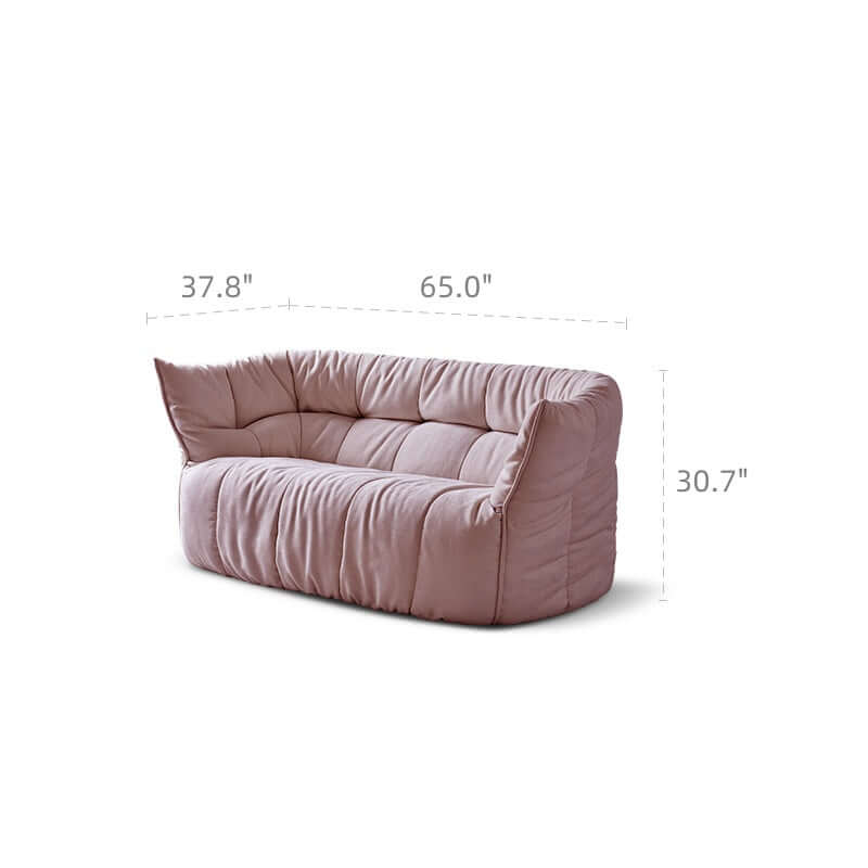 Contemporary Fabric Accent Chair with High Resilience Foam Dimensions