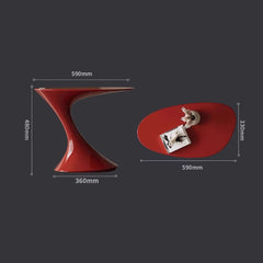 Contemporary Streamlined Coffee Table for Versatile Spaces Dimensions