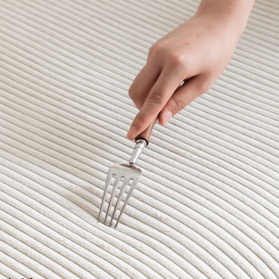 Convertible Sofa Bed With Corduroy Upholstery