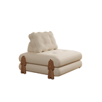 Convertible Wood Frame Floor Sofa Bed With Corduroy