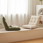 Corduroy Floor Meditation Chair, Foldable Adjustable Lounge Seat