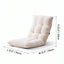 Corduroy Floor Meditation Chair, Foldable Adjustable Lounge Seat Dimensions