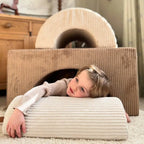 Corduroy Modular Play Sofa with Arch Blocks for Reading and Creative Play