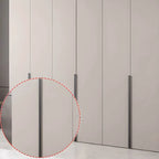 Cream Minimalist Wood Wardrobe Armoire With Soft-Close Storage