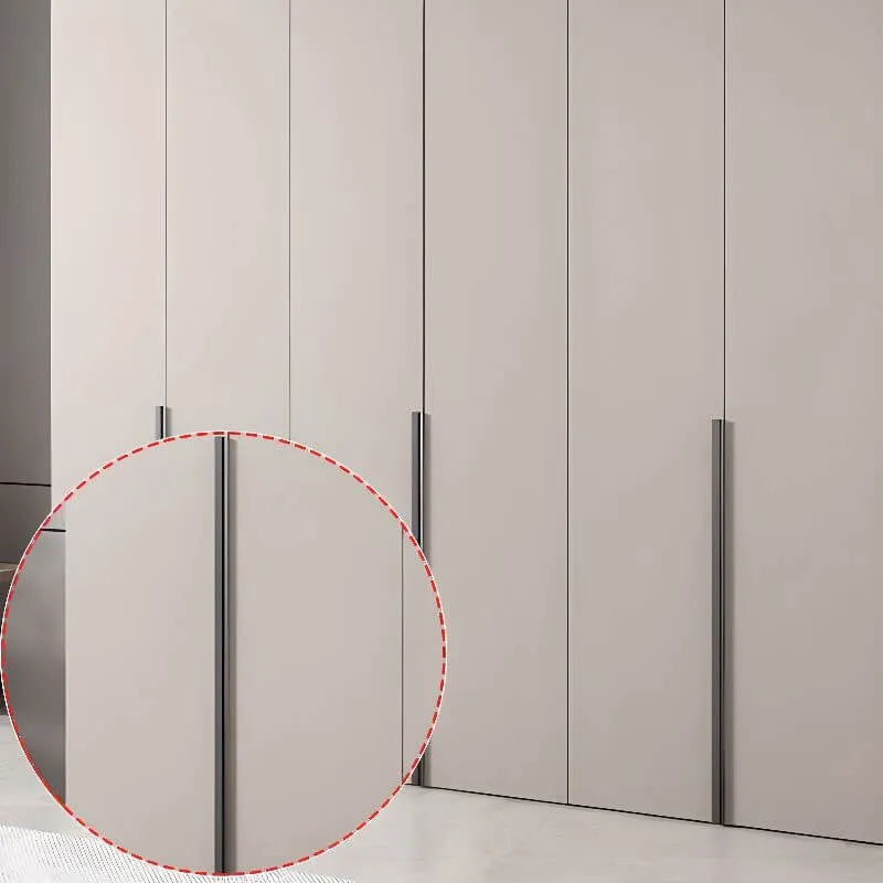 Cream Minimalist Wood Wardrobe Armoire With Soft-Close Storage