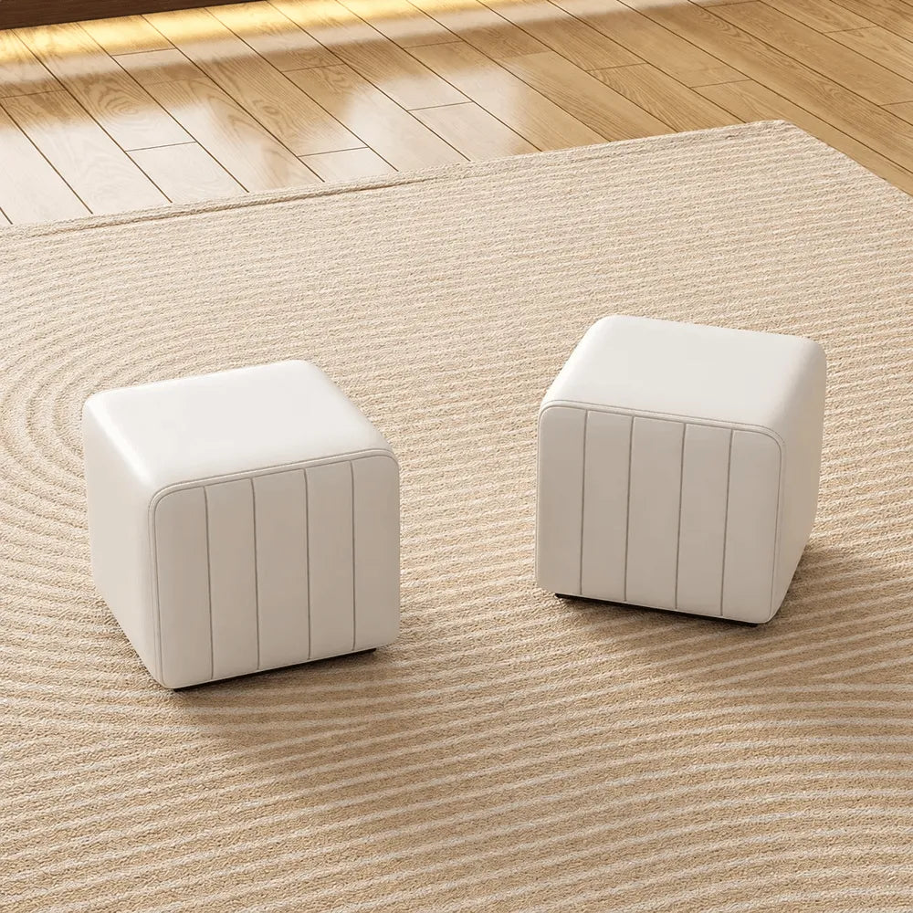 Cream-Toned Lift Top Coffee Table With Foldable Storage and Casters